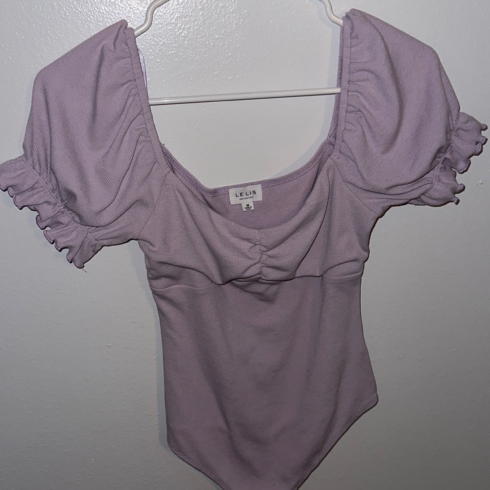 Soft purple bodysuit